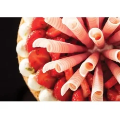 Dobla Chocoladedecoratie Turitella Roze/Wit (117 stuks)*** Chocopencils En Galettes|Chocolade Decoraties