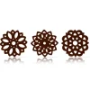 Dobla Chocoladedecoratie Lace Bloemen Puur (216 stuks)* Chocolade Decoraties|Chocolade Decoraties