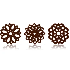 Dobla Chocoladedecoratie Lace Bloemen Puur (216 stuks)* Chocolade Decoraties|Chocolade Decoraties