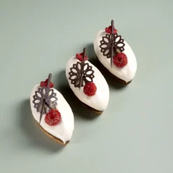 Dobla Chocoladedecoratie Lace Bloemen Puur (216 stuks)* Chocolade Decoraties|Chocolade Decoraties