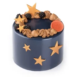 Dobla Chocoladedecoratie Sterren Brons Assortiment (132st)* Figuur Decoraties|Chocolade Decoraties