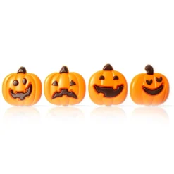 Dobla Chocoladedecoratie Pompoen Gezichten (90 stuks)* Figuur Decoraties|Chocolade Decoraties