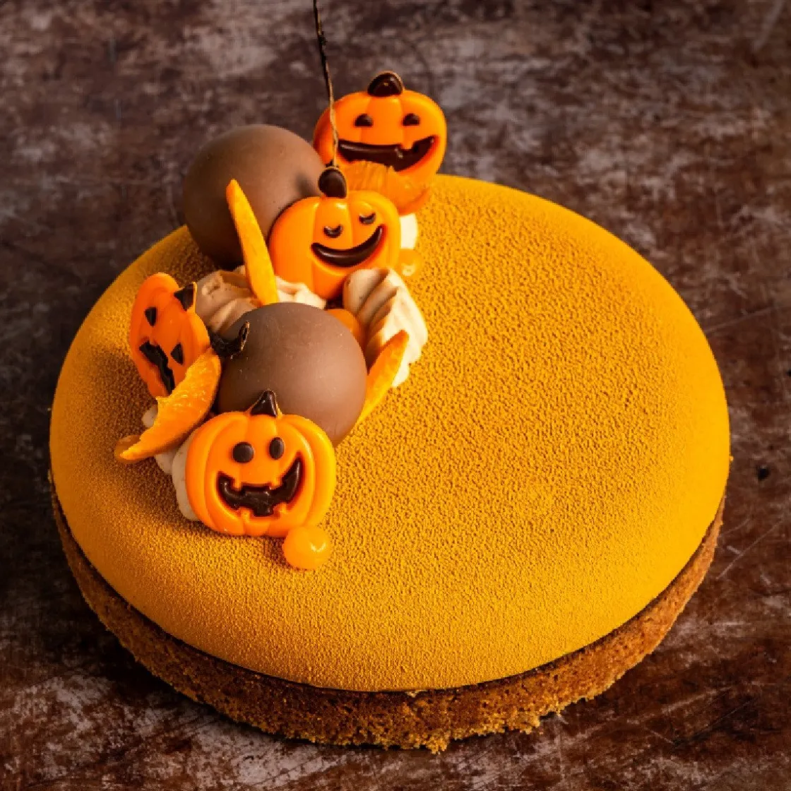 Dobla Chocoladedecoratie Pompoen Gezichten (90 stuks)* Figuur Decoraties|Chocolade Decoraties