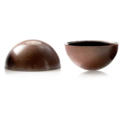 Dobla Halve Bol Chocolade Brons (144 stuks)* Chocolade Decoraties|Chocolade Decoraties