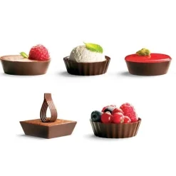 Dobla Petit Four Cups Assortiment Puur (168 stuks)* Chocolade Cups|Chocolade Decoraties