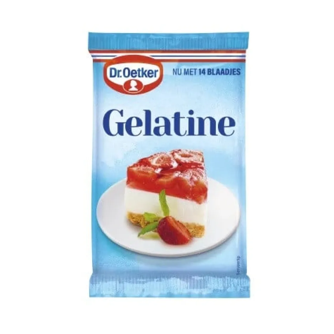 Dr. Oetker Bladgelatine Helder 23g (14 blaadjes)* Hulpstoffen