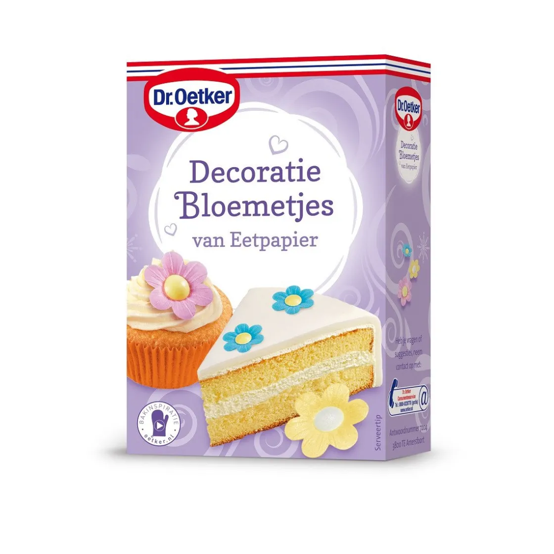 Dr. Oetker Ouwel Bloempjes 12st.*** Bloem Decoraties