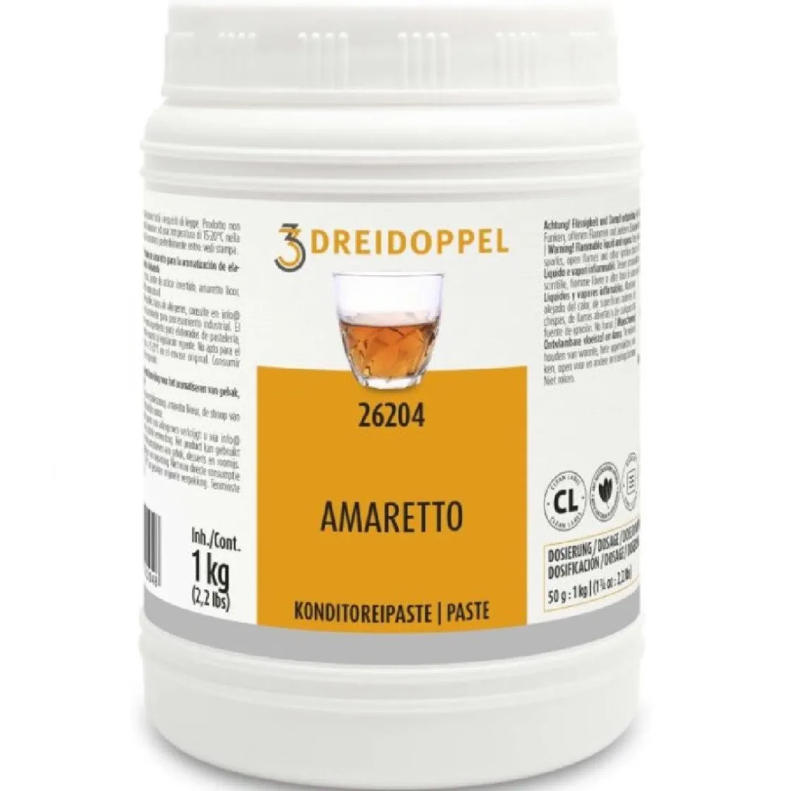 Dreidoppel Compound Amaretto 1kg* Smaakpasta|Smaakstoffen