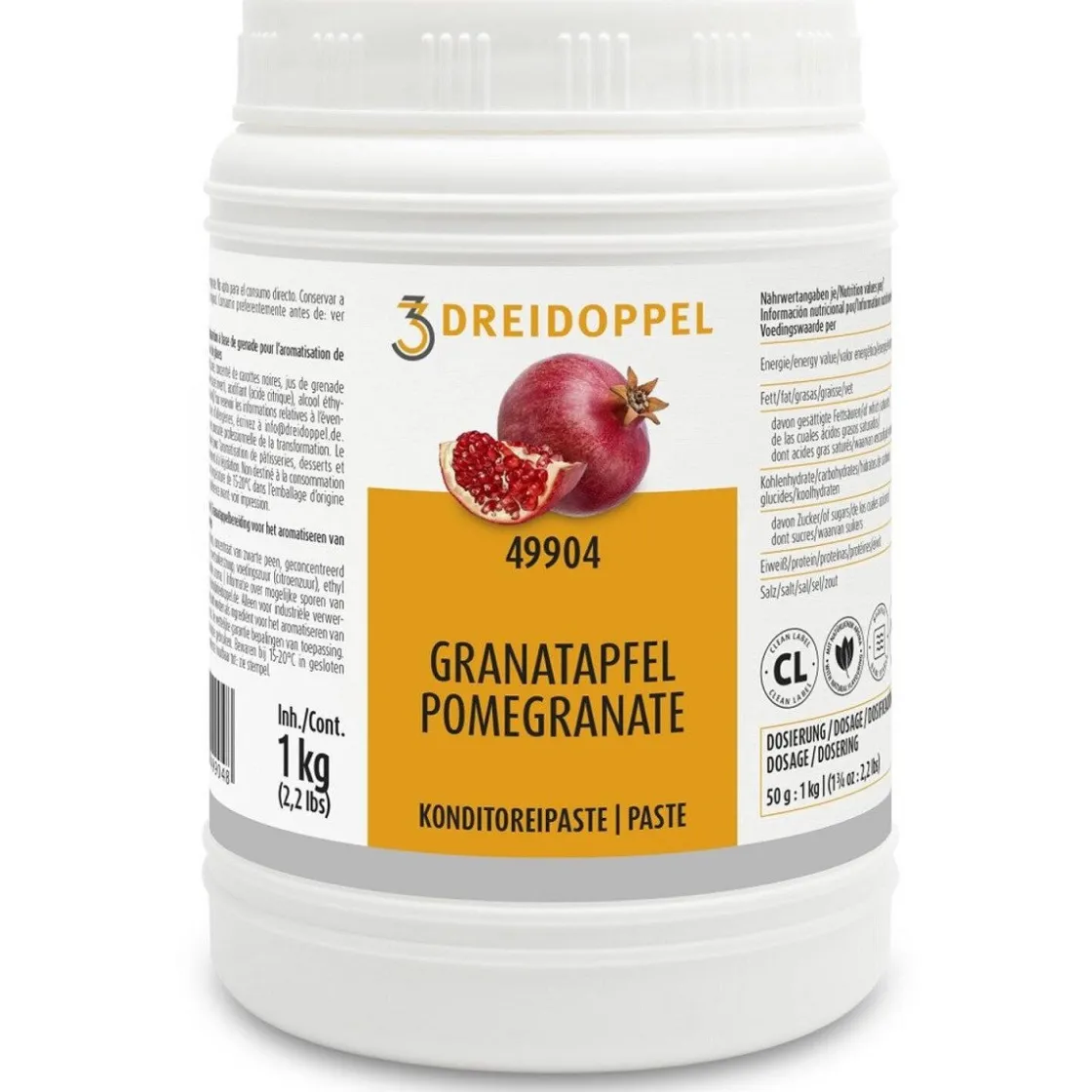 Dreidoppel Compound Granaatappel 1kg* Smaakpasta|Smaakstoffen