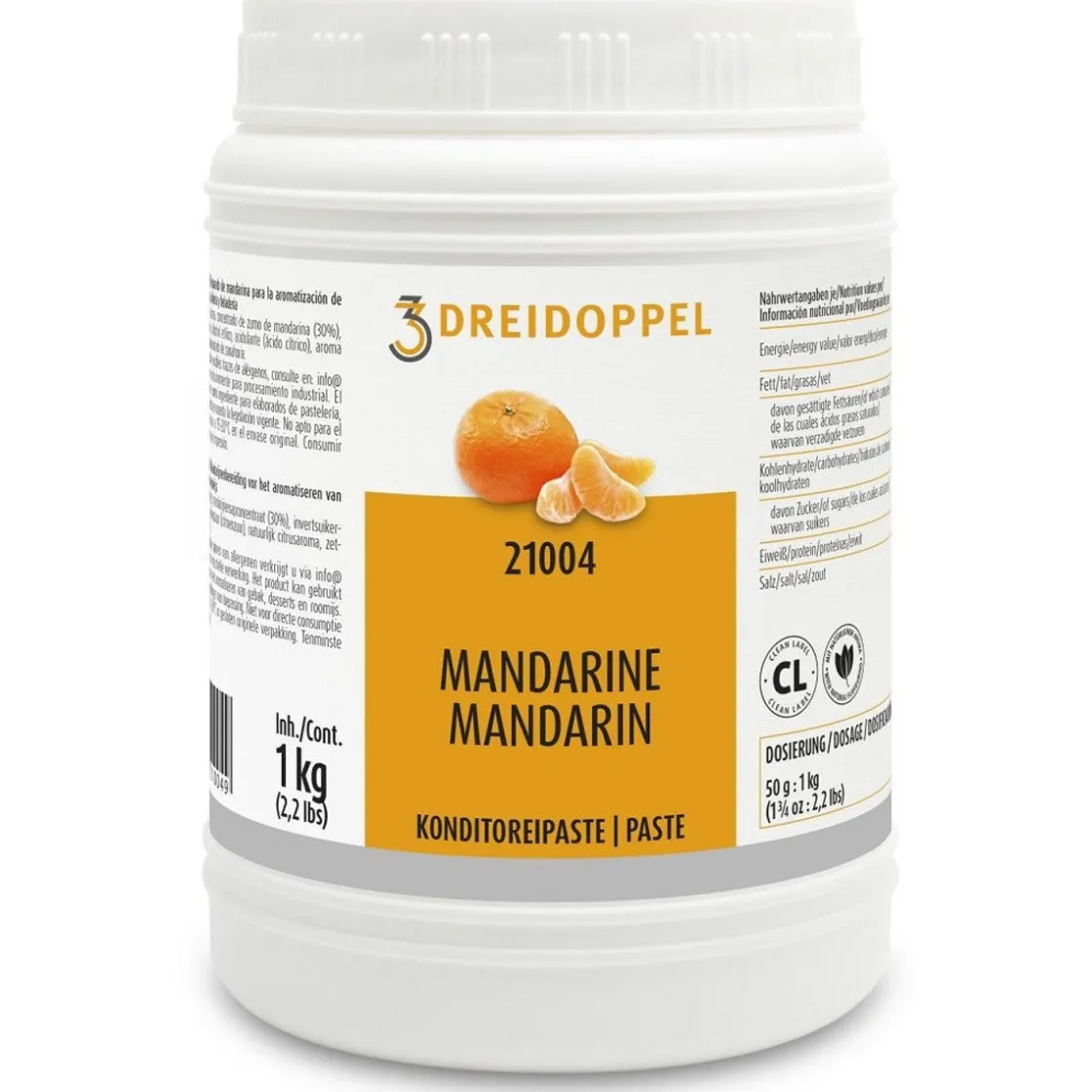 Dreidoppel Compound Mandarijn 1kg* Smaakpasta|Smaakstoffen