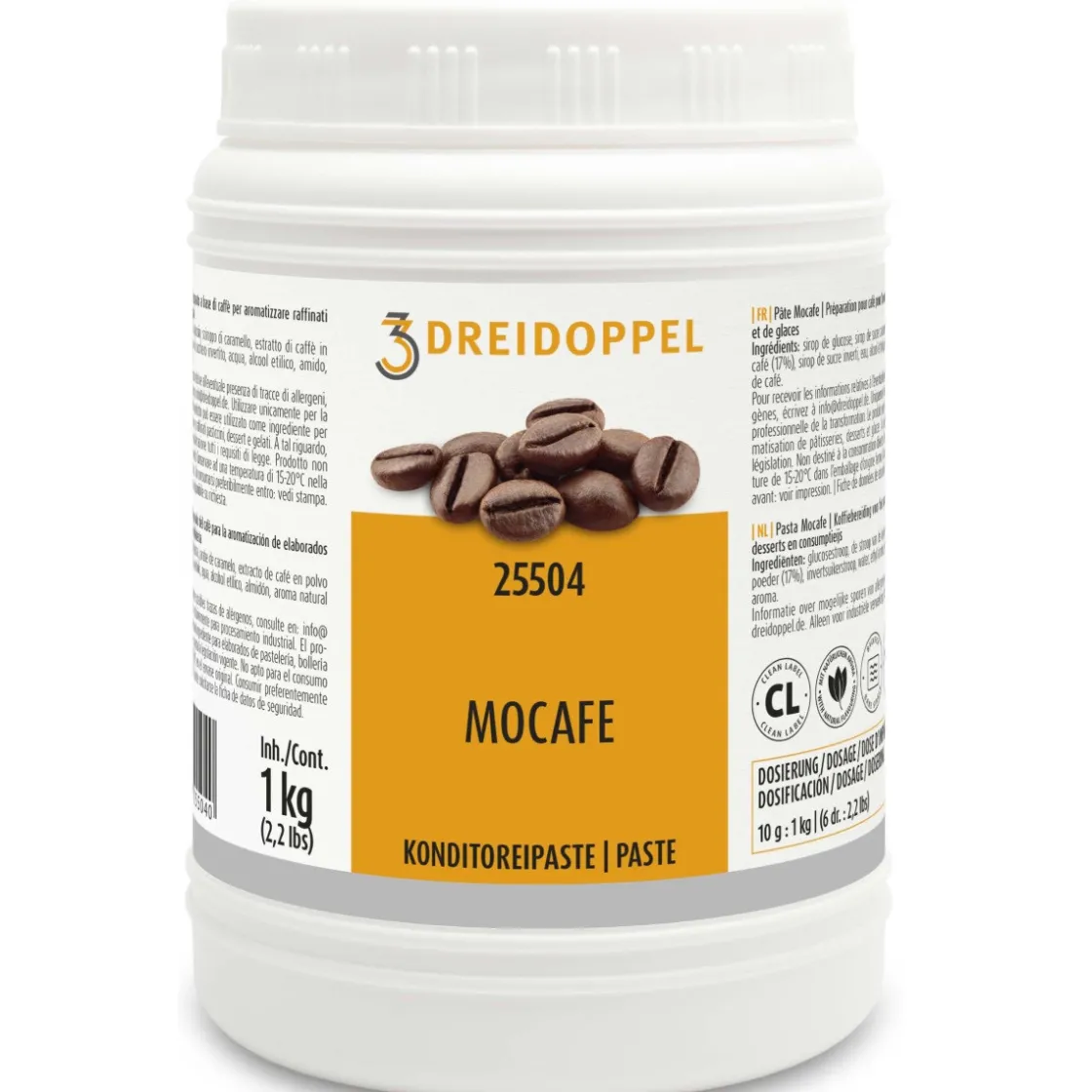 Dreidoppel Compound Mocafe Koffie 1kg* Smaakstoffen