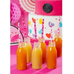 Decora Drinkrietjes Papier Barbie 80st.* Ijs En Dessert Verpakkingen