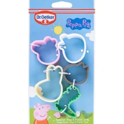 Dr. Oetker Dr.Oetker Peppa Pig Uitstekers Set/5* Figuur Stekers