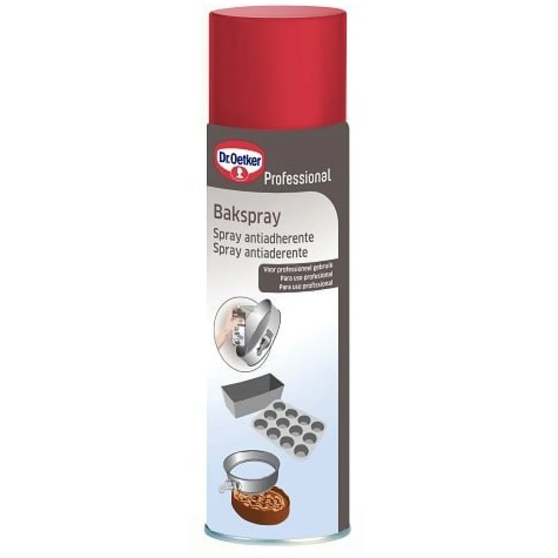 Dr Oetker Professional Dr.Oetker Prof. Bakspray 600ml* Bakhulpmiddelen|Oliën En Vetten