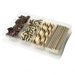 DV Foods DV Chocoladedecoratie Assortiment 100st* Chocolade Decoraties|Chocolade Decoraties