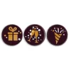 DV Foods DV Chocoladedecoratie Feest Assortiment 175st* Figuur Decoraties|Chocolade Decoraties