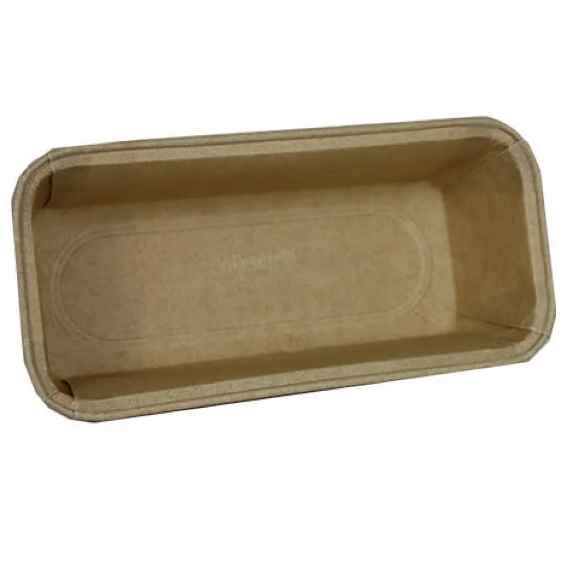 Overig Ecopack Bakvorm 20x7,3x6,2cm Naturel (per stuk)*** Bakvormen Papier