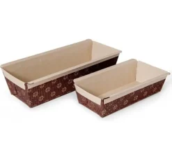 Overig Ecopack Plumcake bakvorm 25,5x9x6,5cm (per stuk)* Bakvormen Papier