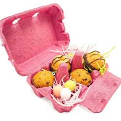 Happy Sprinkles Eierdoos Roze 6 Eieren* Cupcake Doosjes