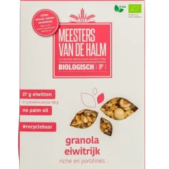 De Halm Eiwitrijke Granola Biologisch 350g*** Zaden, Granen, Noten En Vruchten