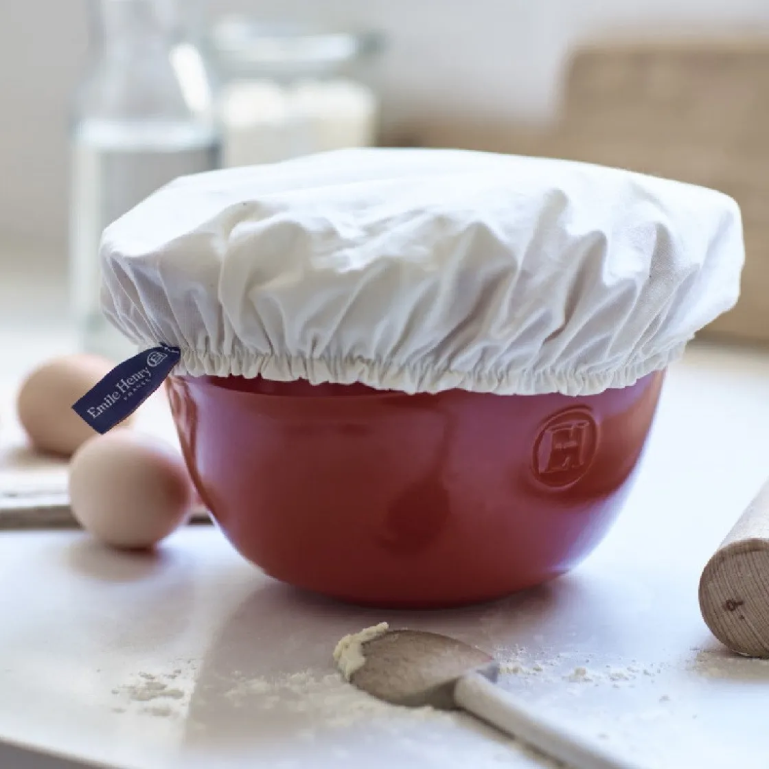 Emile Henry Afdekhoes (voor schalen en kommen) L Ø26cm* Beslagkommen