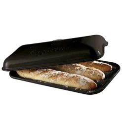 Emile Henry Baguettesvorm Fusain 39x24cm* Speciale Bakvormen