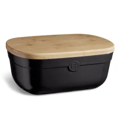 Emile Henry Broodtrommel Truffle 35,5x24,5x15,8cm* Voorraadpotten En Bewaardozen|Snij Toebehoren