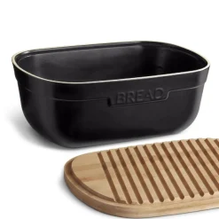 Emile Henry Broodtrommel Truffle 35,5x24,5x15,8cm* Voorraadpotten En Bewaardozen|Snij Toebehoren