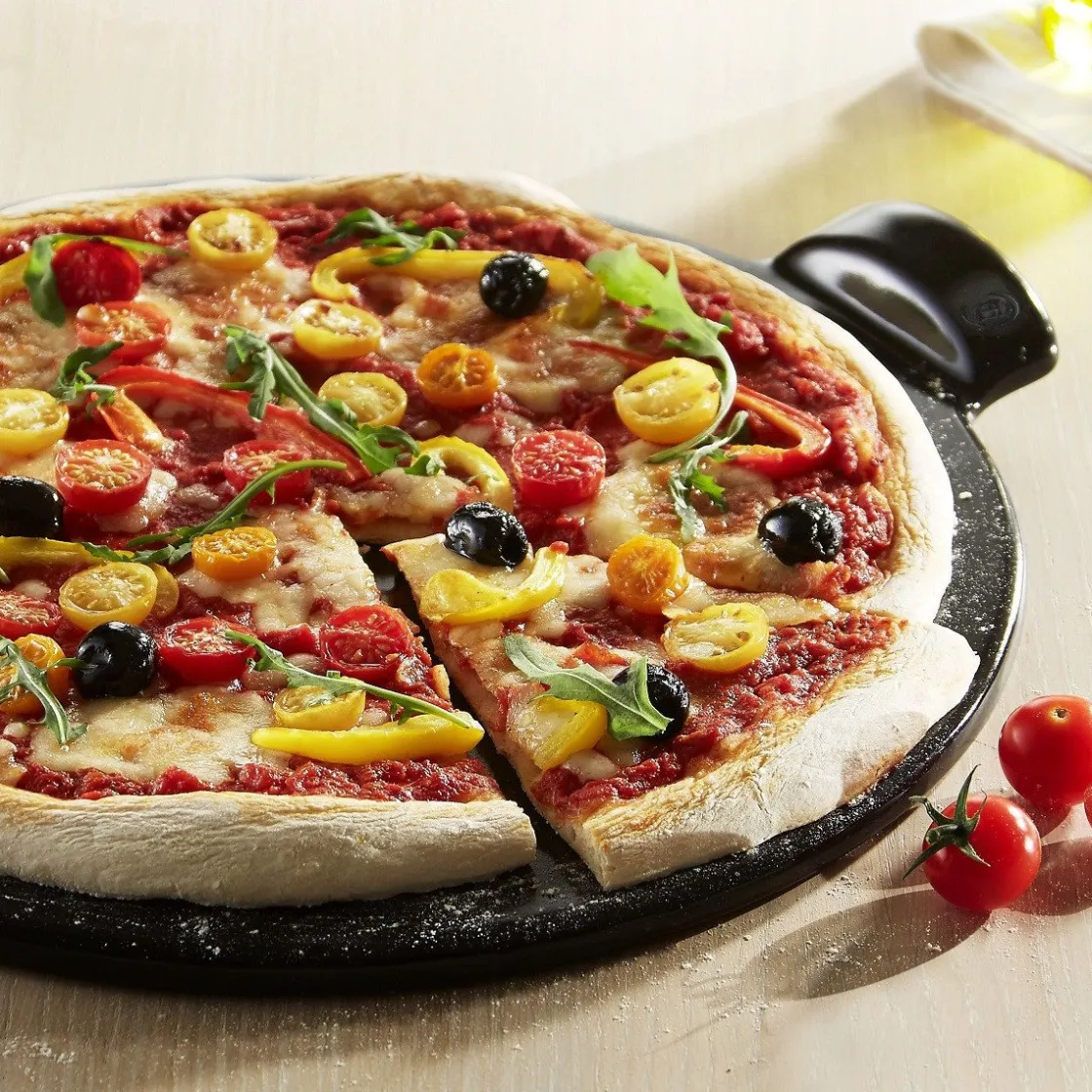 Emile Henry Pizzasteen Fusian Ø37cm* Bakhulpmiddelen