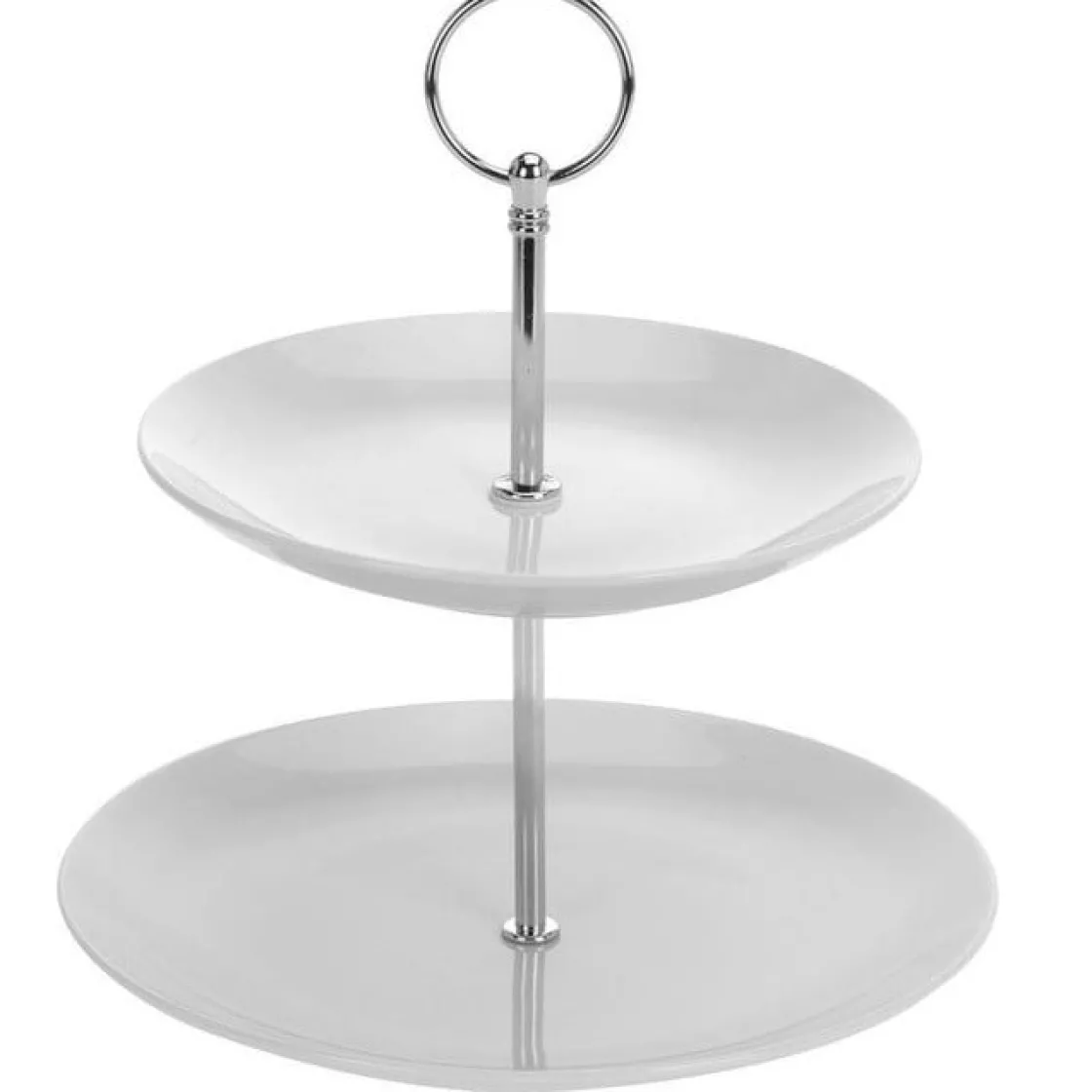 Overig Etagere 2-Laags Porselein* Complete Standaarden