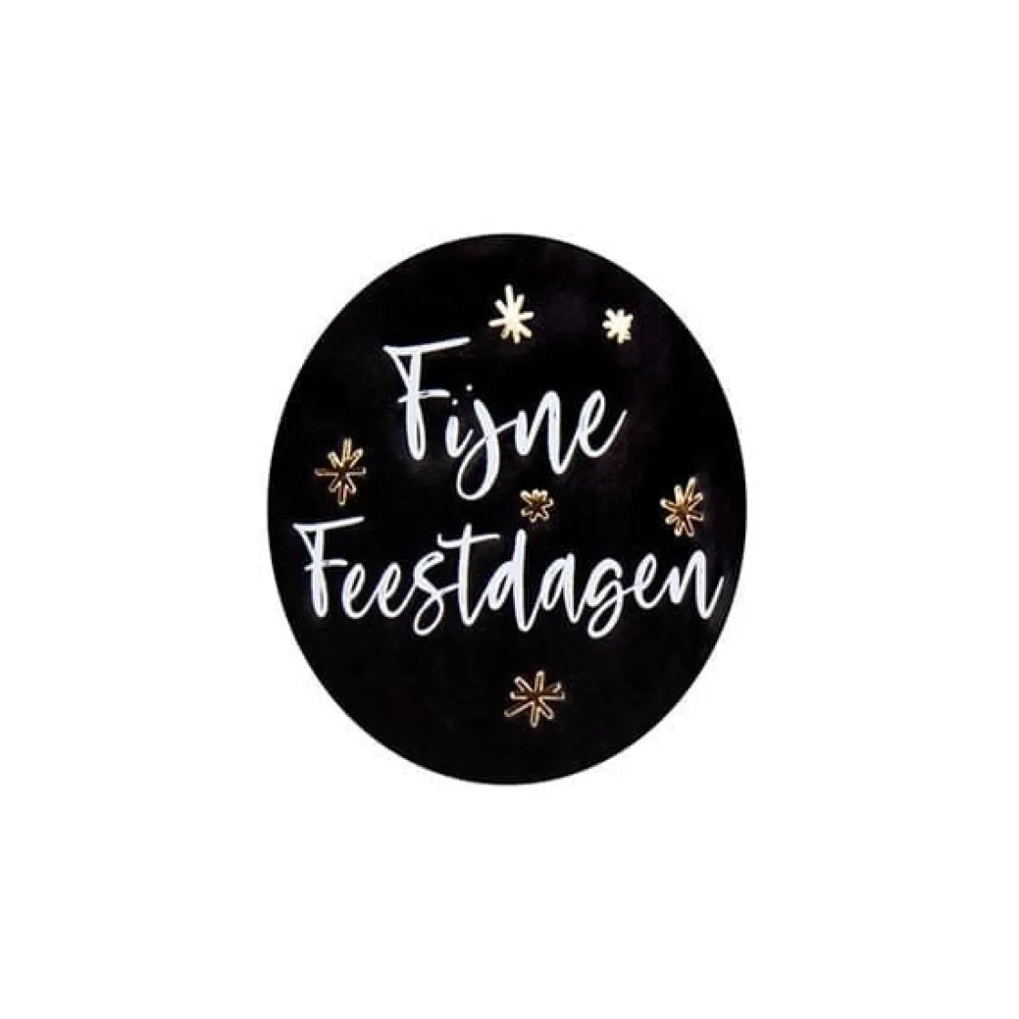 Etiket 'Fijne Feestdagen' 500 stuks* Chocolade Verpakkingen|Bonbon Doosjes