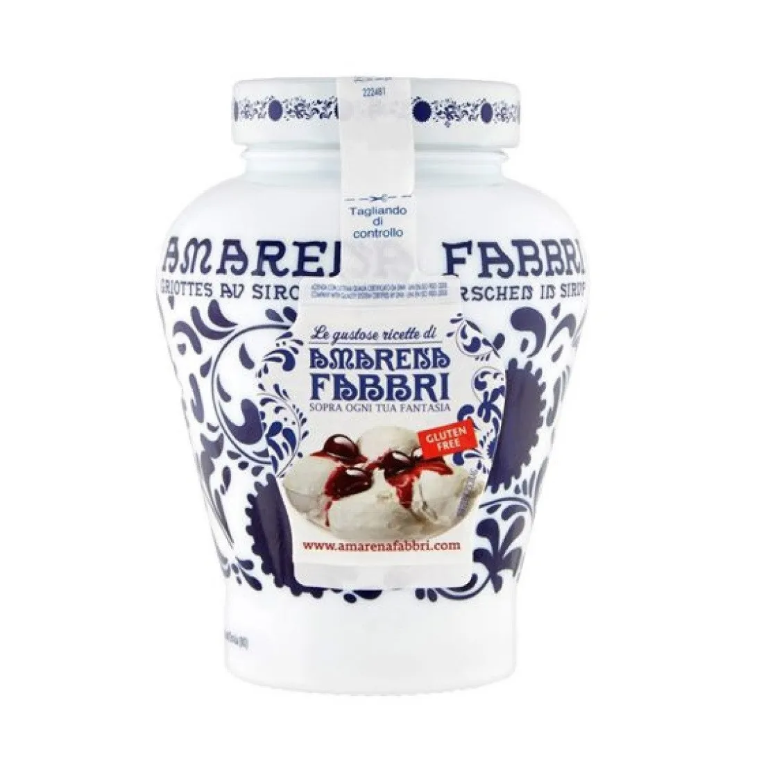 Fabbri Amarena Kersen op Siroop 600g* Fruit En Vanille|Fruitvullingen
