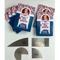 Brigids Cake Room Flexi Schrapers Set/4* Garneerkrabbers|Krabbers En Deegstekers