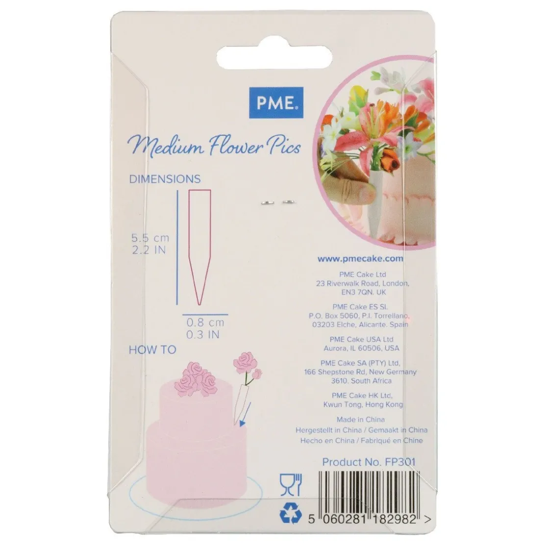 PME Flower Pics klein 12 stuks* Bloemen Maken