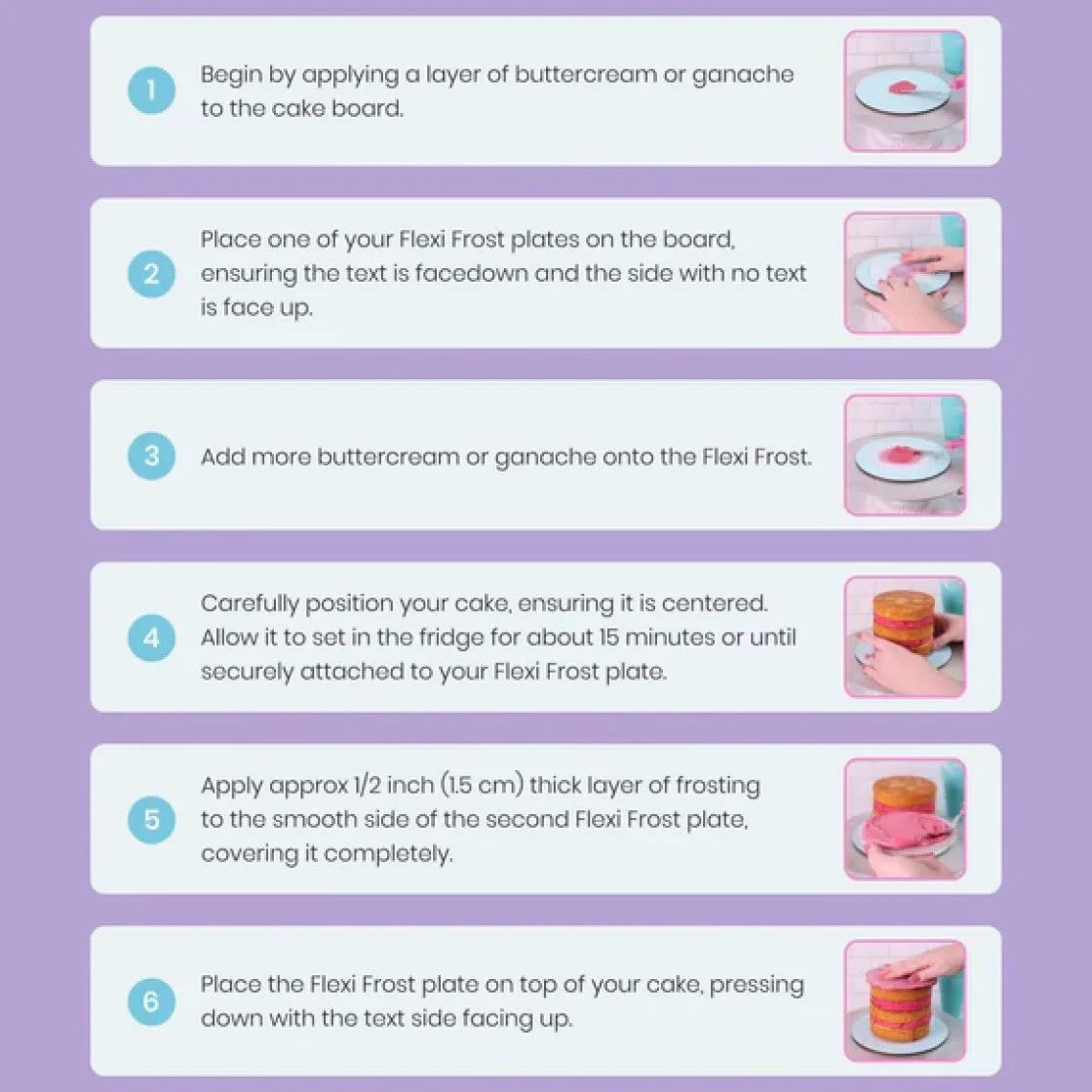 Frost Form Flexi Botercrème Plaat Rond 21,6cm Set/2* Smoothers