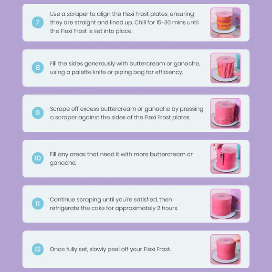 Frost Form Flexi Botercrème Plaat Rond 21,6cm Set/2* Smoothers