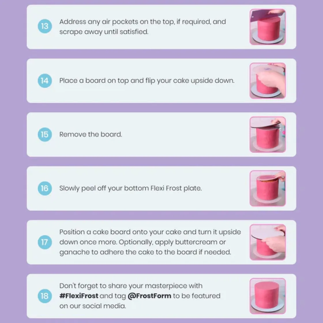 Frost Form Flexi Botercrème Plaat Rond 21,6cm Set/2* Smoothers