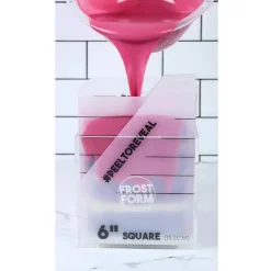 Frost Form Taart Coating Kit Vierkant 15cm* Smoothers