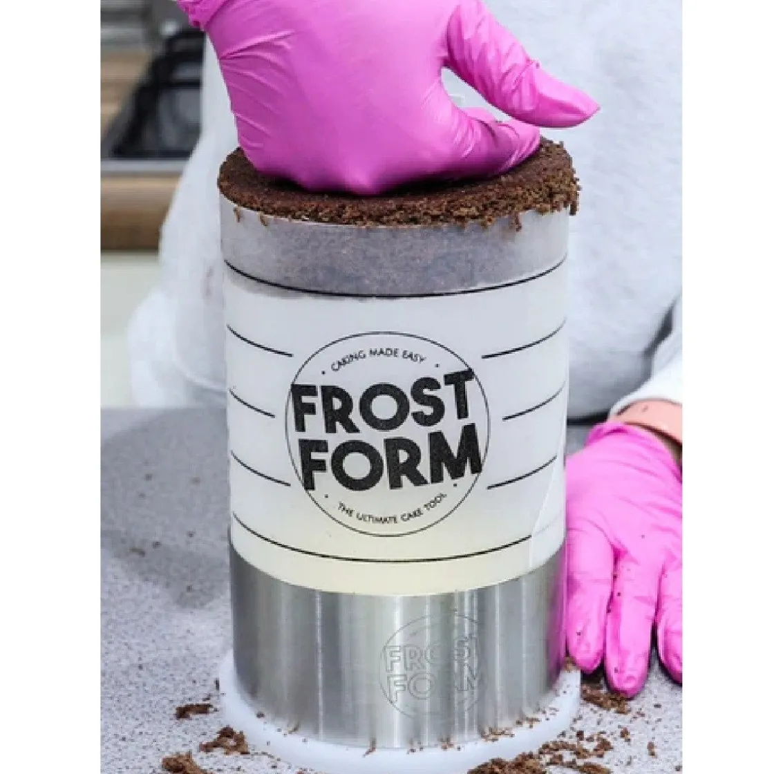 Frost Form Taart Coating Kit Rond 25cm* Smoothers
