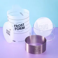 Frost Form Taart Coating Kit Rond 15cm* Smoothers