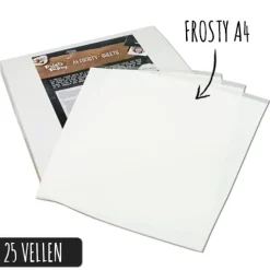 Prints on Pastry Frosty sheets 2.0 A4-formaat (25 vellen)* Eetbaar Papier