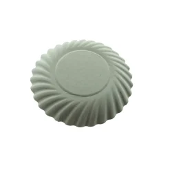 Overig Gebaksschoteltje Rond Ribbel Ecru Ø8,8cm 100st.* Taartkartons En Randen