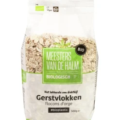 De Halm Gerstevlokken Biologisch 500g* Zaden, Granen, Noten En Vruchten