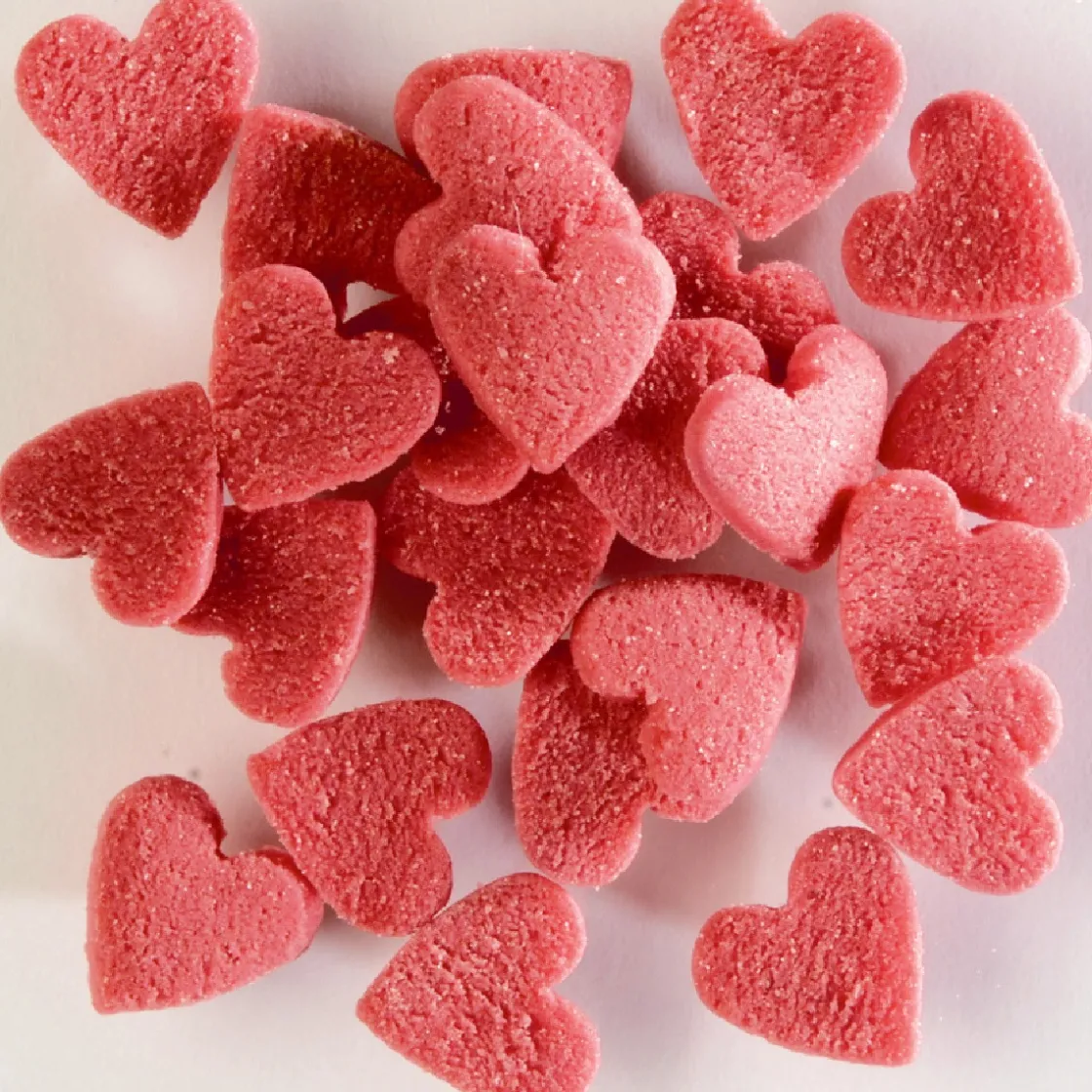 Günthart Confetti Hartjes Rood 1,5kg* Ijsdips|Eetbare Strooisels