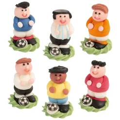 Günthart Suikerdecoratie Voetballers 24st.* Figuur Decoraties