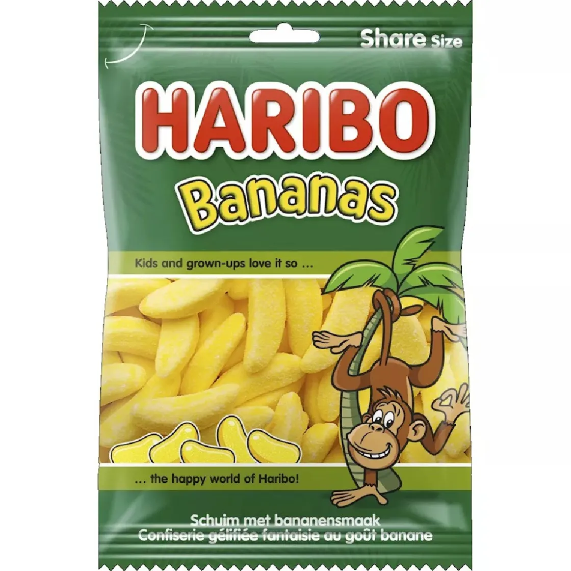 Overig Haribo Bananen 240g* Snoepgoed