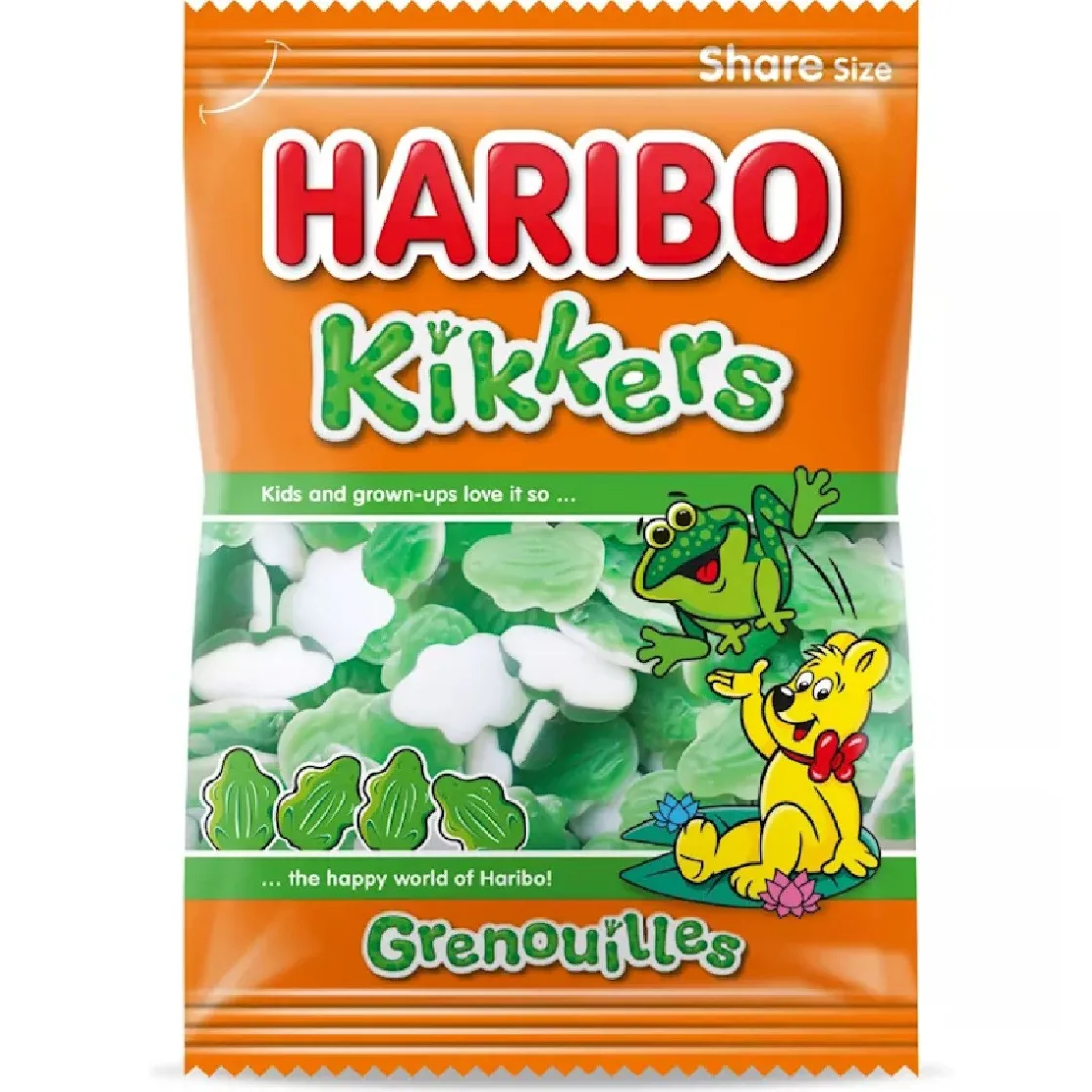 Overig Haribo Kikkers 250gr* Snoepgoed