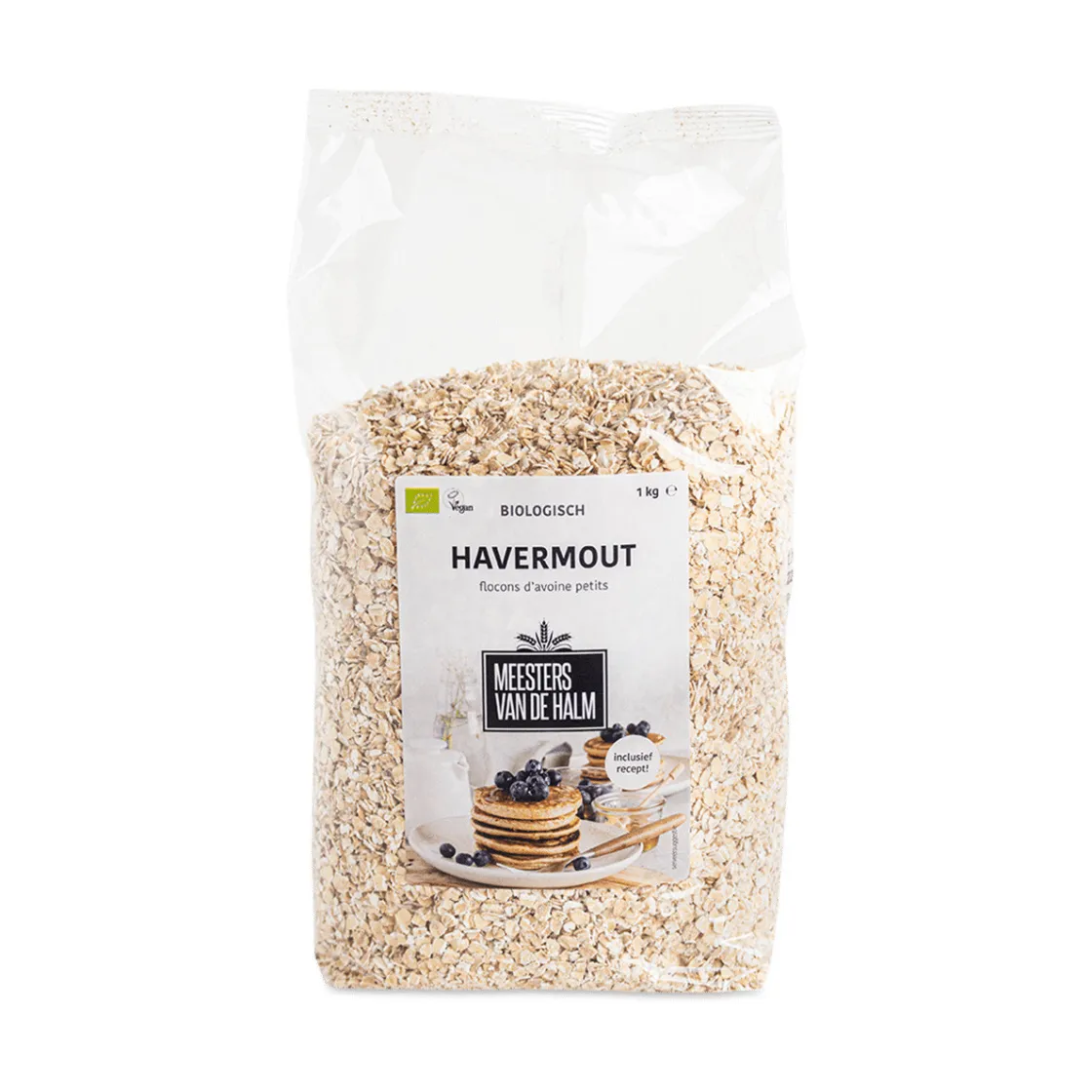 De Halm Havermout Biologisch 1kg* Zaden, Granen, Noten En Vruchten