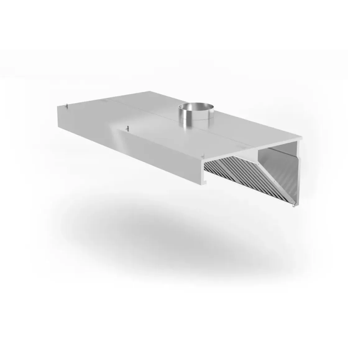 Hendi Afzuigkap met LED-verlichting 1200x700x(H)450mm* Keukenapparatuur