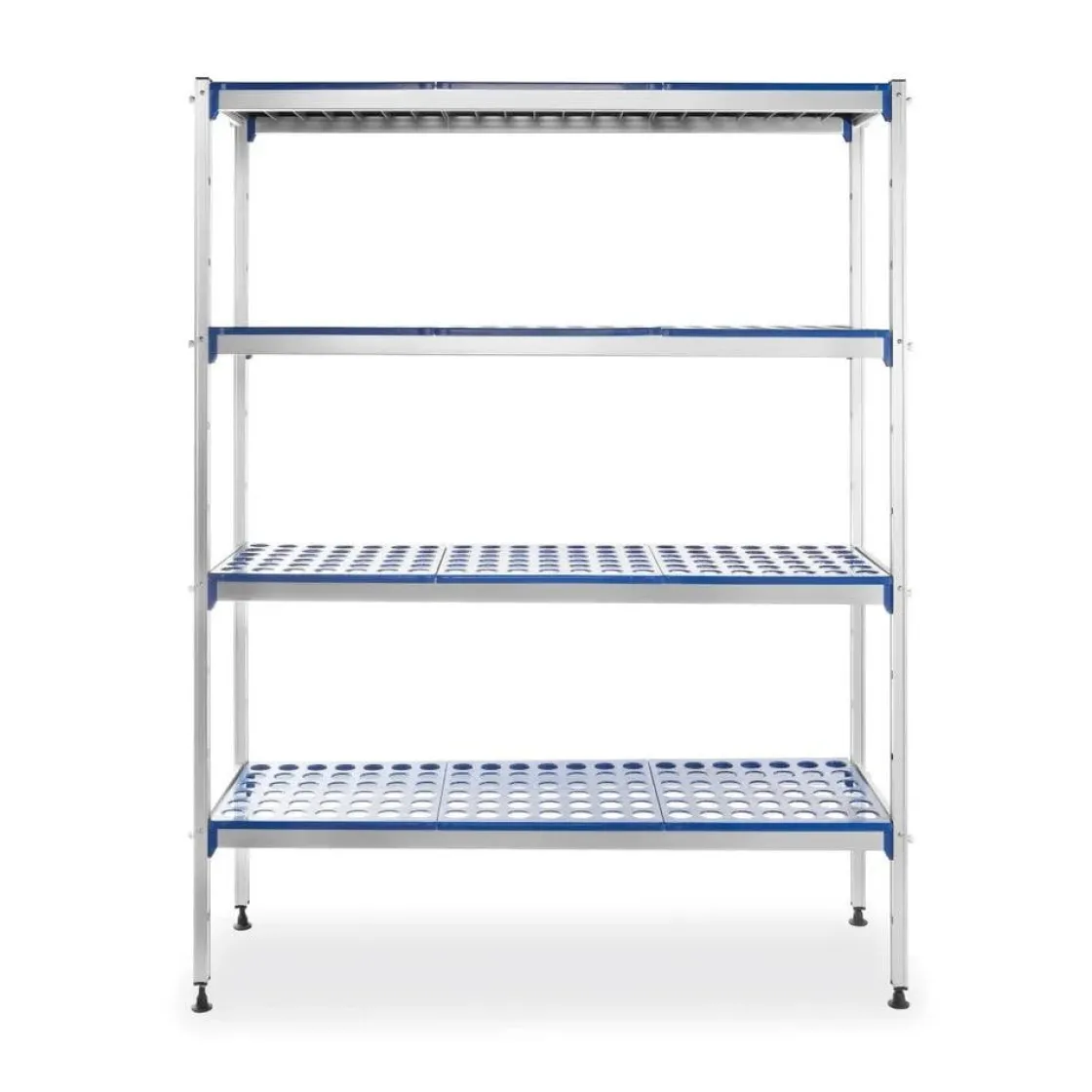 Hendi Aluminium opbergrek 1280x405x(h)1685mm* Horeca Opslag- En Serveersystemen